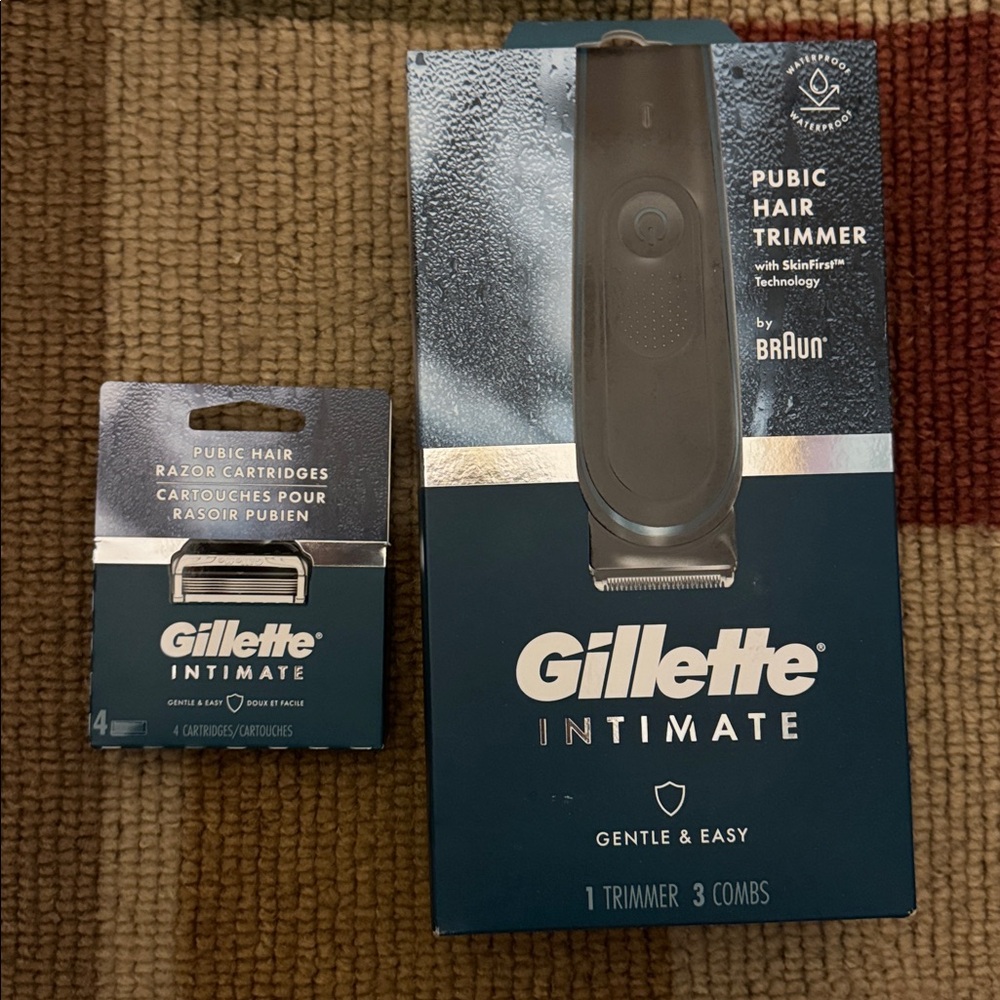 Intimate Pubic Hair Trimmer - Gray with refill